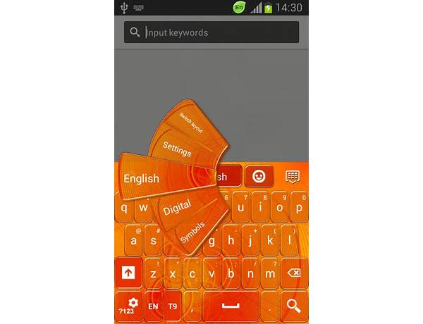 GO Keyboard Orange Autumn Theme for Android - Download the APK from Habererciyes